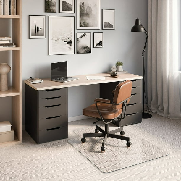 ES Robbins Task Series Chair Mat with AnchorBar for Carpet up to