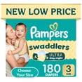 thumbnail image 1 of Pampers Swaddlers Ultra Diapers, Sizes Newborn-8, 1 of 13