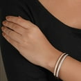 thumbnail image 5 of 1.00 CT. T.W. Round Cut Pave Diamond Bangle Bracelet in 14K Gold, 5 of 5