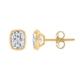 thumbnail image 1 of Lab Created Fancy Cut Diamond Stud Earrings in 14K Gold, 1 of 6