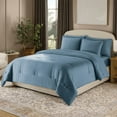 thumbnail image 1 of Member’s Mark 3-Piece Cotton-Tencel™ Sateen Comforter Set, Assorted Sizes, 1 of 5
