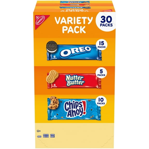 Nabisco Cookie Variety Pack, 30 pk.