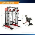 thumbnail image 3 of Marcy Pro Deluxe Smith Cage Home Gym System, 3 of 10