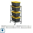 thumbnail image 4 of Seville Classics UltraDurable NSF-Certified Steel Tote Shelving, 25" W x 33" D, 4 of 13