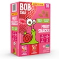 thumbnail image 1 of Bob Snail Fruit Snacks Variety Pack, Apple-Strawberry & Apple-Raspberry, 0.7 oz., 18 pk., 1 of 11