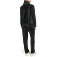 thumbnail image 3 of Halston Women's Velour Quarter-Zip Pullover, 3 of 7