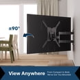 thumbnail image 5 of Mounting All Medium Full Motion TV Wall Mount with Swivel Angle for 19"-55" TVs, 5 of 10