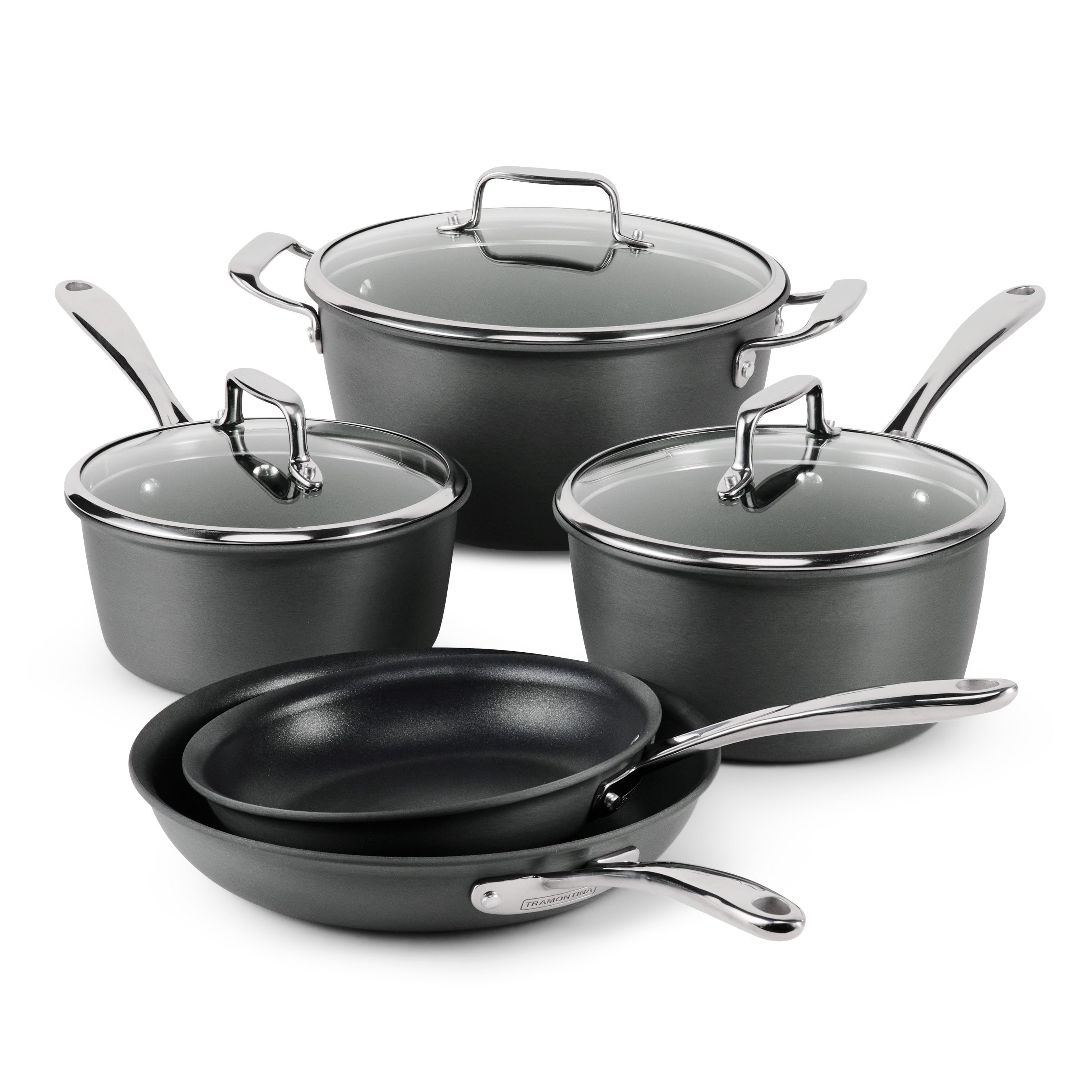 Tramontina 8-Piece Hard Anodized Nonstick Cookware Set - Samsclub.com