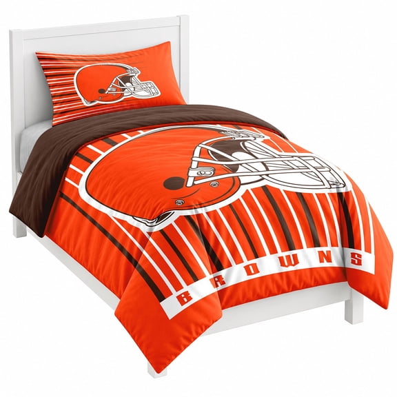 Logo Brands Cleveland Browns Twin/Twin XL Comforter Set