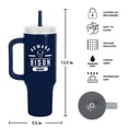 thumbnail image 3 of Logo Brands Howard Bison Stainless Steel Leakproof Tumbler, 3 of 6