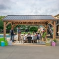 thumbnail image 4 of Backyard Discovery Norwood Cedar Gazebo with PowerPort, Choose Size, 4 of 14