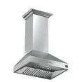 thumbnail image 2 of Forno Orvieto Wall Mount Range Hood In Stainless-Steel with Baffle Filters & Chimney, 2 of 9