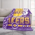 thumbnail image 2 of Logo Brands Los Angeles Lakers 60"x70" Super Plush Blanket, 2 of 7