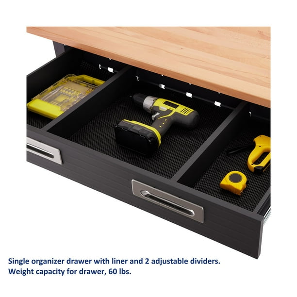 Seville Classics UltraHD Height Adjustable Lighted Work Center, 45