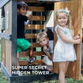 thumbnail image 4 of Backyard Discovery Mystic Tower Cedar Swing Set, 4 of 18