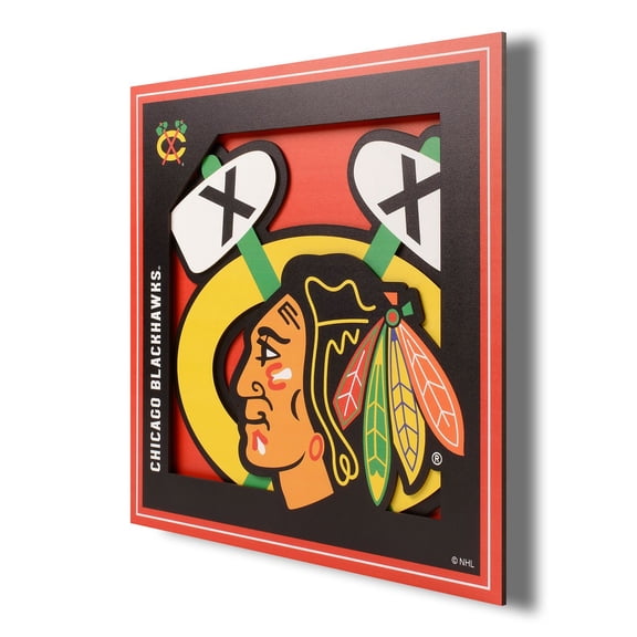 YouTheFan NHL 3D Logo Series Wall Art - 12x12, Assorted Teams