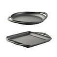 thumbnail image 4 of Tramontina Pre-Seasoned Cast Iron Grill and Griddle Set, 2-Pack, 4 of 7