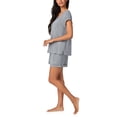 thumbnail image 3 of Nautica 2-Piece Short Sleeve Top and Pant PJ Set, 3 of 6