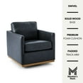 thumbnail image 2 of Member's Mark Modern Classic Leather Swivel Chair, Assorted Colors, 2 of 9