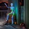 thumbnail image 1 of Member's Mark 5' Pre-Lit Color Changing Poseable Skeleton, 1 of 4