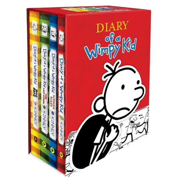 Diary of a Wimpy Kid Books 1-4 Box Set, Hardcover