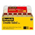 thumbnail image 1 of Scotch Double Sided Tape, Clear, 1/2" x 500", 6 Dispensers, 1 of 9