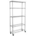 thumbnail image 1 of Seville Classics 5-Tier Steel Wire Shelving, 36” W x 14” D x 75.5” H, 1 of 14