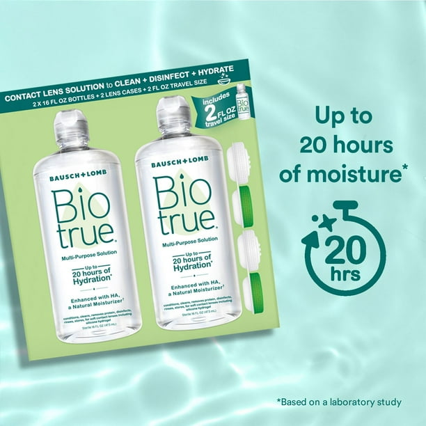 biotruth health glp-1 reviews Biotrue Multi-Purpose Contact Lens Solution, 16 fl. oz., 2 pk. + 2 fl. oz