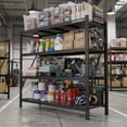 thumbnail image 10 of Astromach 4-Shelf Heavy Duty Industrial Storage Rack, Black, 10 of 11