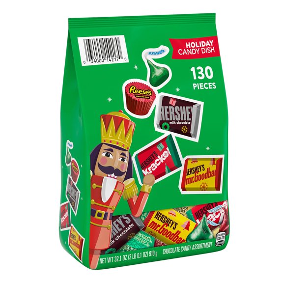 HERSHEY'S Christmas Assorted Chocolate Candy, 130 pcs.