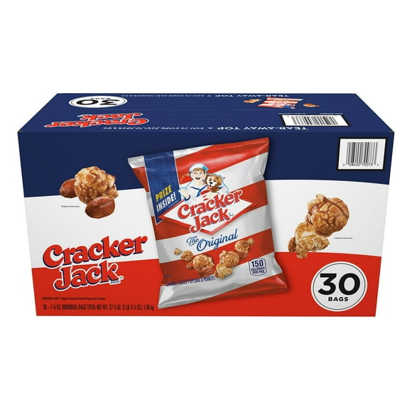 Cracker Jack Original Caramel Coated Popcorn and Peanuts 1.25 oz., 30 pk.