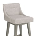 thumbnail image 16 of HH2 Home Upholstered Tapered Back Wood Adjustable Height Swivel Bar Stool, 16 of 19