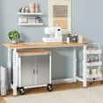 thumbnail image 11 of Seville Classics UltraHD 2 Door Rolling Cabinet, 28" W x 18” D x 34.5" H, 11 of 12
