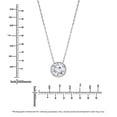 thumbnail image 3 of Lab Created Diamond Pendant in 14K Gold, 3 of 6