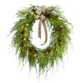thumbnail image 2 of Member's Mark 32" Pre-Lit Natural Cypress Wreath with Pinecones, 2 of 4