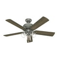 thumbnail image 1 of Hunter 52" Shady Grove Ceiling Fan With LED Light Kit And Pull Chain, Choose Color, 1 of 12