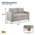 thumbnail image 6 of Serta Tennyson Full Size Convertible Sofa, 6 of 13