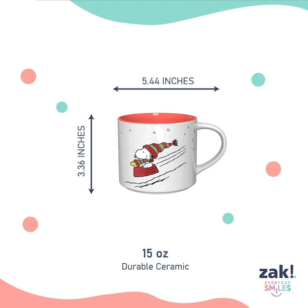 Zak Designs 15oz 4pk Ceramic Holiday Mugs in Gift Box - Samsclub.com
