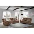 thumbnail image 1 of Waylen Top-Grain Leather Reclining 3-Piece Set, Assorted Colors, 1 of 19