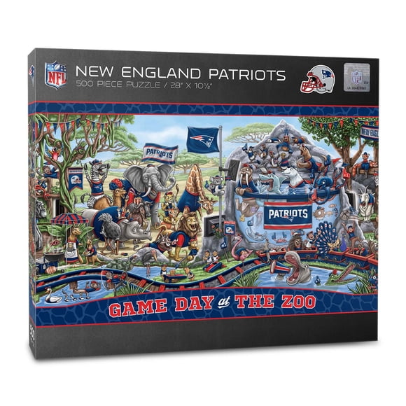 YouTheFan NFL 500 pc. Game Day At The Zoo Puzzle, Choose Team