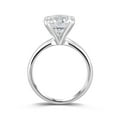 thumbnail image 4 of Lab Created Round Cut Solitaire Diamond Ring in 18K Gold, 4 of 8