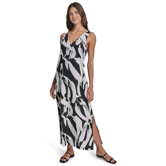 DKNY Women's Linen Maxi Dress