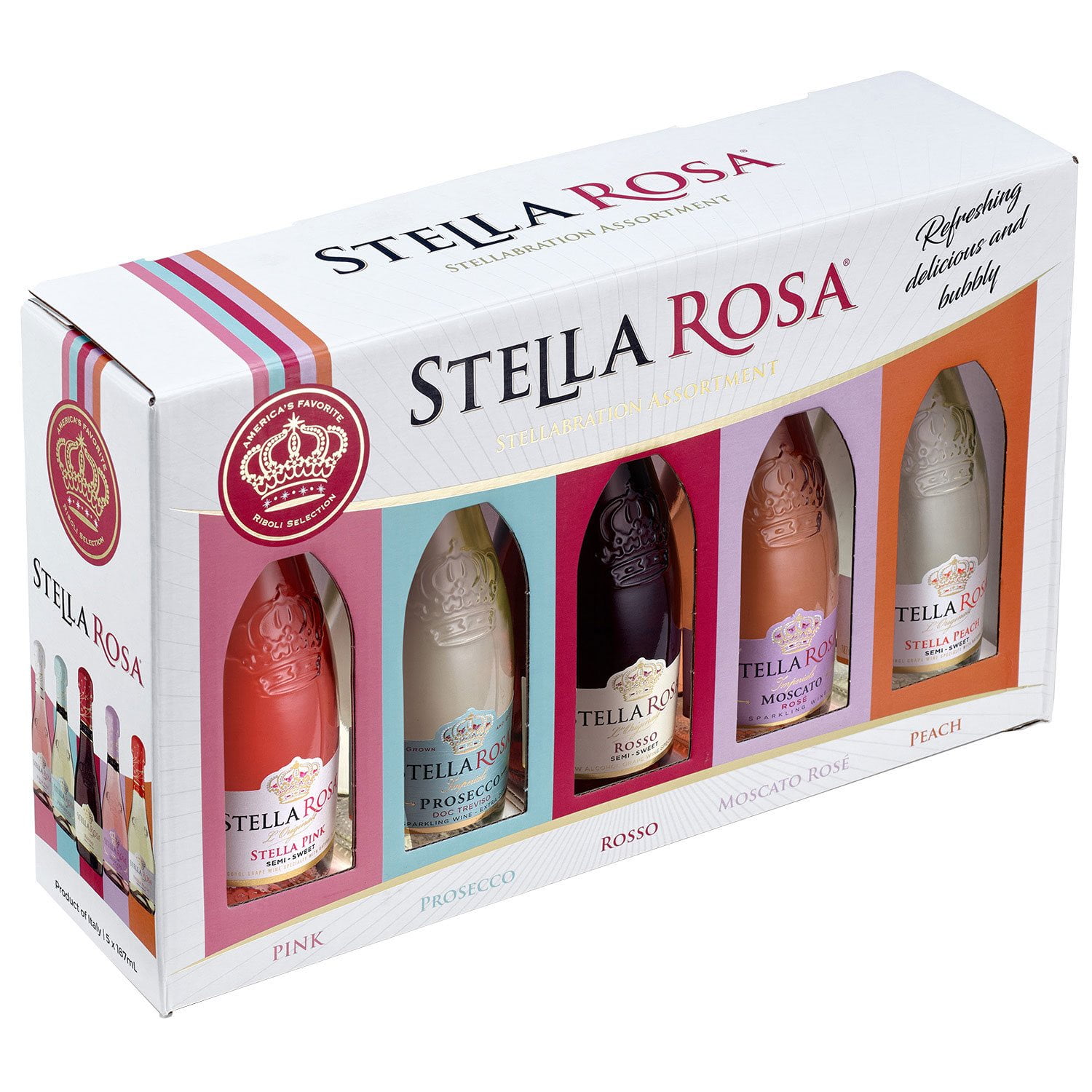 Stella Rosa Stellabration Assortment Gift Pack 187 ml, 5 pk