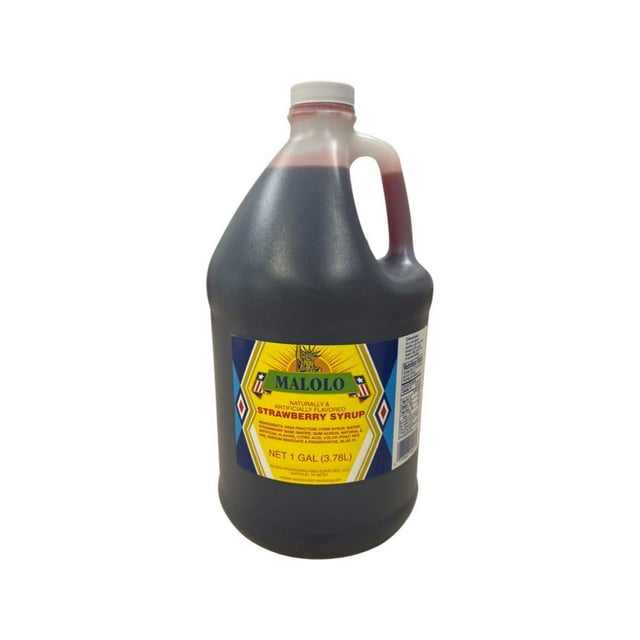Malolo Strawberry Syrup, 1 gal.