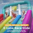 thumbnail image 5 of H2OGO! Triple Splash 8'9" Inflatable Water Park, 5 of 14