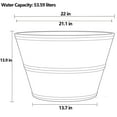thumbnail image 4 of Member's Mark 22" Wine Barrel Planter, 4 of 5
