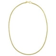thumbnail image 2 of Braided Wheat Chain Necklace in 14K Gold, 2 of 6