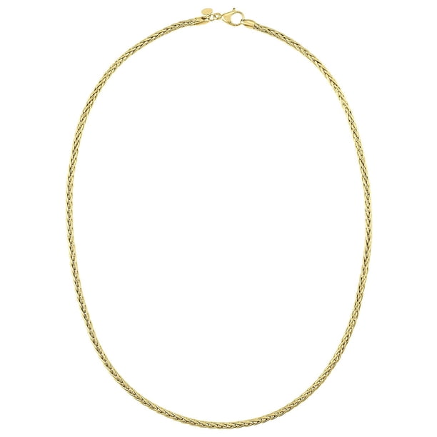 Braided Wheat Chain Necklace in 14K Gold - Samsclub.com