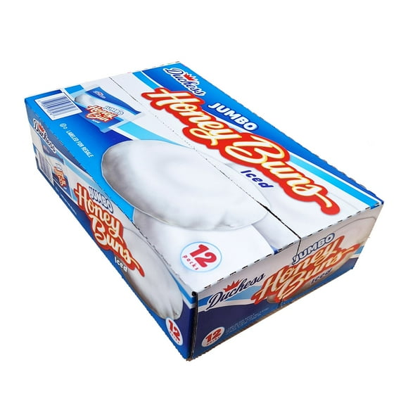 Duchess Jumbo White Iced Honey Buns 4.75 oz., 12 pk.