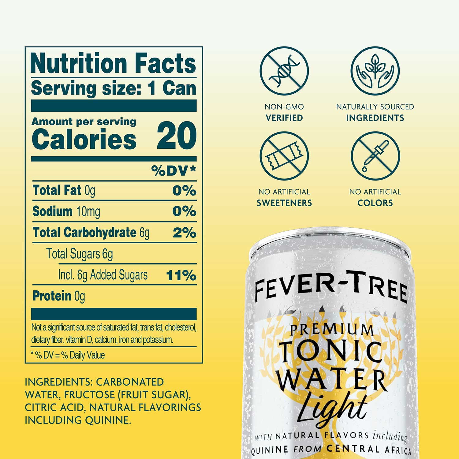 Fever-Tree Refreshingly Light Premium Tonic Water, 5.07 fl. oz